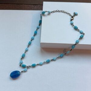 🧩3 for $30 Blue Beaded Necklace